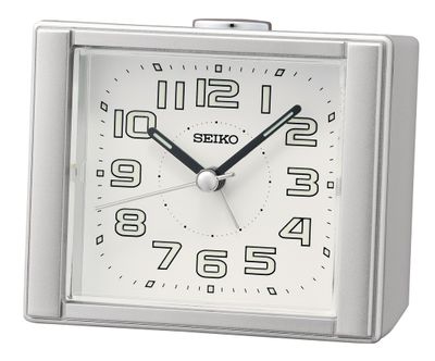 Seiko QHE189S Wekker Quartz Analoog wit met alarm 8 cm
