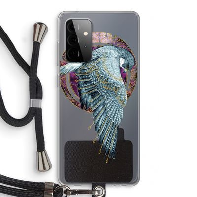 Golden Falcon: Samsung Galaxy A72 5G Transparant Hoesje met koord