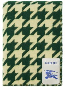 Burberry couverture à motif pied-de-poule