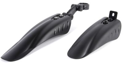 Mirage spatbordenset 16" zwart
