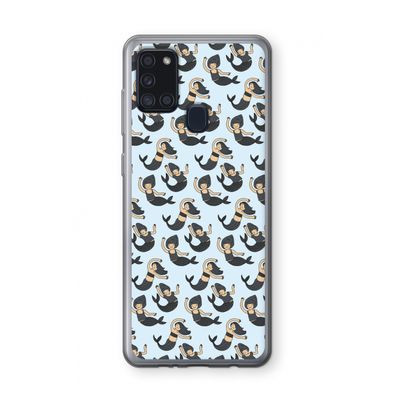 Zeemeermin: Samsung Galaxy A21s Transparant Hoesje