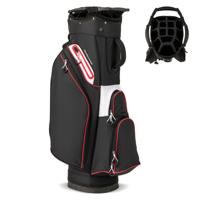 Golfbag Lichtgewicht Golfkar tas met 14 Vakken Waterafstotende Golftas Zwart