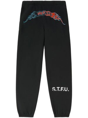Heron Preston pantalon de jogging à logo imprimé - Noir