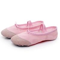 2 paar flats zachte ballet schoenen Latin yoga dans sport schoenen voor kinderen & volwassen schoenmaat: 44 (roze)