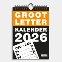 A5 Grootletter Kalender 2026