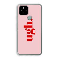 Ugh: Google Pixel 5 Transparant Hoesje