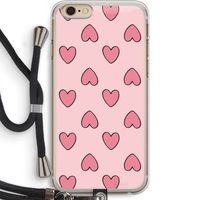 Ondersteboven verliefd: iPhone 6 PLUS / 6S PLUS Transparant Hoesje met koord