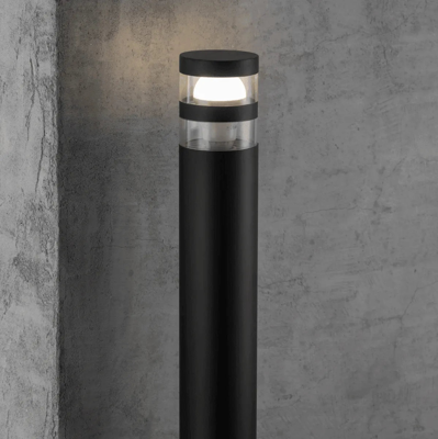 Staande tuinpad verlichting &apos;Birk&apos; Nordlux zwart E27 IP44 80 cm