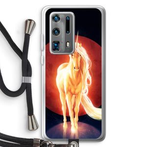 Last Unicorn: Huawei P40 Pro Plus Transparant Hoesje met koord