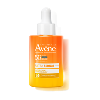 Avène Zon Glow-activerend Ultra-Serum SPF50+, Zeer hoge zonnebescherming, Vitamine Cg, Gevoelige huid 30ml