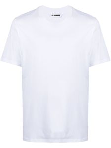 Jil Sander t-shirt à col ras-de-cou - Blanc