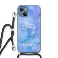 Sterrenbeeld - Licht: iPhone 13 Transparant Hoesje met koord