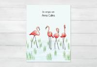 MyNameBook Roze Flamingo