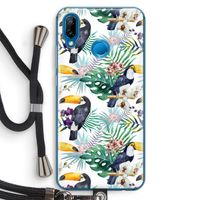 Tukans: Huawei P20 Lite Transparant Hoesje met koord