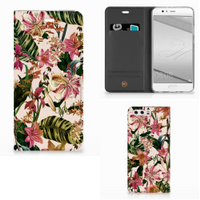Huawei P10 Plus Smart Cover Flowers - thumbnail