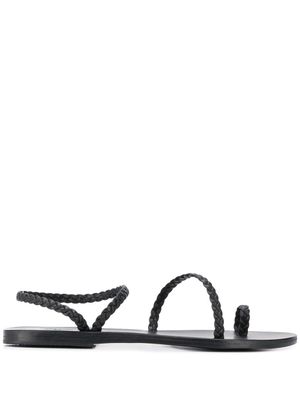 Ancient Greek Sandals sandales Eleftheria à brides - Noir