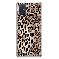 Samsung Galaxy A51 siliconen hoesje - Golden wildcat