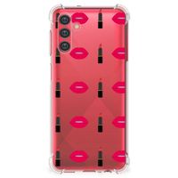 Samsung Galaxy A13 5G | A04s Doorzichtige Silicone Hoesje Lipstick Kiss