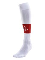 Craft 1905581 Squad Contrast Sock - White/Bright Red - 34/36
