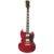 Vintage VS6CG Reissued Cherry Red Gold Hardware elektrische gitaar