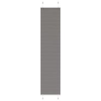 Pliss rolgordijn 40x200 cm stofbreedte 39,4 cm antraciet