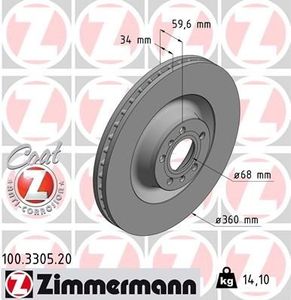 Remschijf Coat Z 100330520
