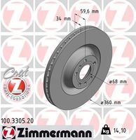 Remschijf Coat Z 100330520