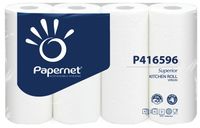 Papernet keukenrol Superior, 3-laags, 51 vellen, pak van 4 rollen - thumbnail