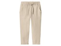 lupilu Mousseline kinder broek (Beige, 122/128)