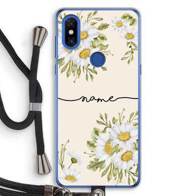 Daisies: Xiaomi Mi Mix 3 Transparant Hoesje met koord