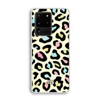Leopard pattern: Samsung Galaxy S20 Ultra Transparant Hoesje