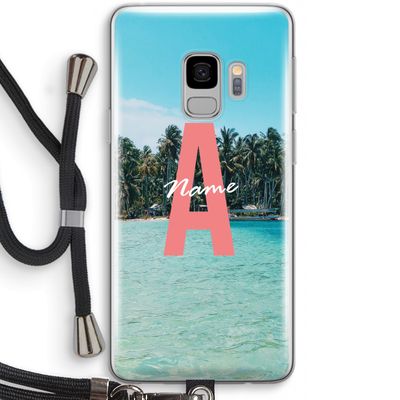 Pacific Dream: Samsung Galaxy S9 Transparant Hoesje met koord
