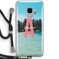 Pacific Dream: Samsung Galaxy S9 Transparant Hoesje met koord