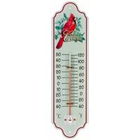 Thermometer - metaal - 28 cm - vogel   -