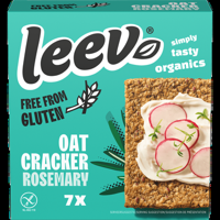 Leev Free from Gluten Oat Cracker Rosemary 7 Stuks 100 g bij Jumbo
