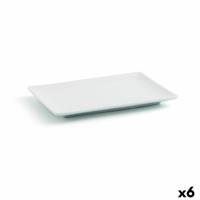 Snackdienblad Quid Gastro Fun Wit Keramisch 20 x 13 x 2 cm (6 Stuks) - thumbnail
