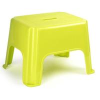 Caravan of camper trapje / opstapje - kunststof - neon groen - 40 x 30 x 28 cm