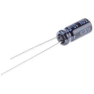 Panasonic EEUFR1H100 Elektrolytische condensator Radiaal bedraad 2.00 mm 10 µF 50 V 20 % (Ø) 5.00 mm 1 stuk(s) Tape cut