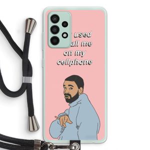 Hotline bling: Samsung Galaxy A52s 5G Transparant Hoesje met koord