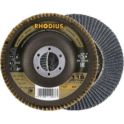 Rhodius 211329 Lamellenschijf Diameter 115 mm Boordiameter 22.23 mm RVS, Staal 1 stuk(s)