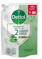 Dettol handzeep Hydrate, aloë vera en bamboe, navulling van 500 ml Dettol handzeep Hydrate, aloë vera en bamboe, navulling van 500 ml