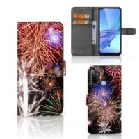 OPPO A53 | OPPO A53s | Wallet Case | met Pasjes | Vuurwerk