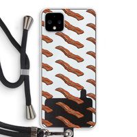 Bacon to my eggs #2: Pixel 4 XL Transparant Hoesje met koord