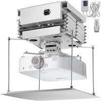 VEVOR Projector Lift 1 M Gemotoriseerde Projectorhouder 24 W Beamer Plafondlift met 7kg Laadvermogen Perfect voor Projectorinstallatie van Topkwaliteit in zowel Commercile als Residentile Omgevingen