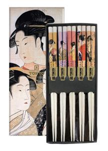 Tokyo Design Studio - Eetstokjes - Set van 5 paar - Geisha