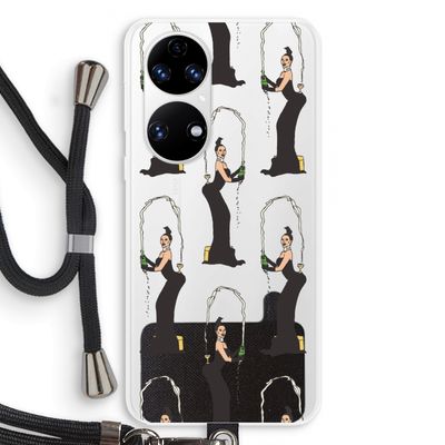 Pop Some Kim: Huawei P50 Transparant Hoesje met koord