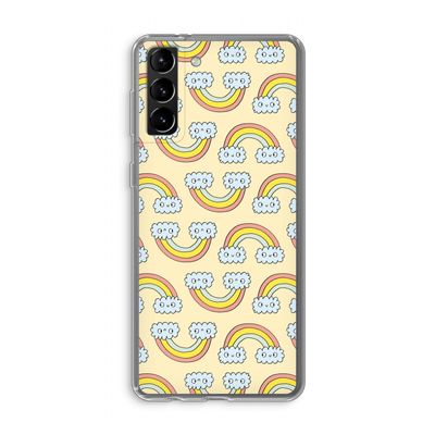 Regenboog: Samsung Galaxy S21 Plus Transparant Hoesje