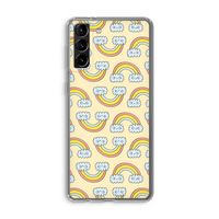 Regenboog: Samsung Galaxy S21 Plus Transparant Hoesje