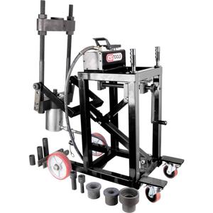 KS Tools 460.3620 Fuseepen-pers, 75 t, met huls-set, 29-delig