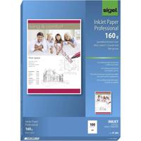 Sigel Inkjet Paper Professional IP286 Inkjet printpapier DIN A4 160 g/m² 100 vellen Helderwit